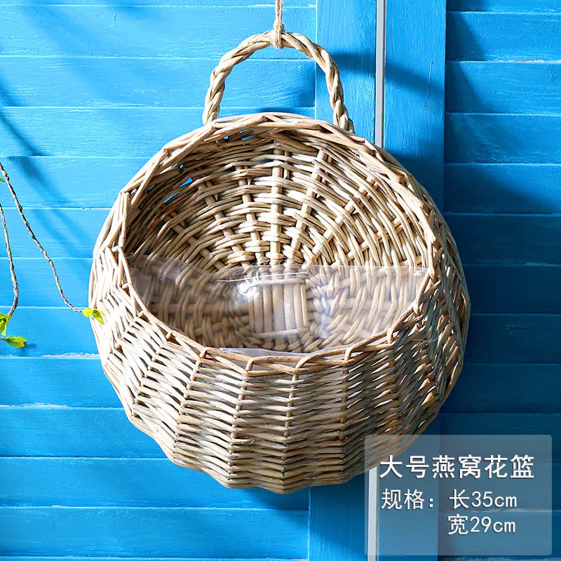 Woven Wall Hanging Basket