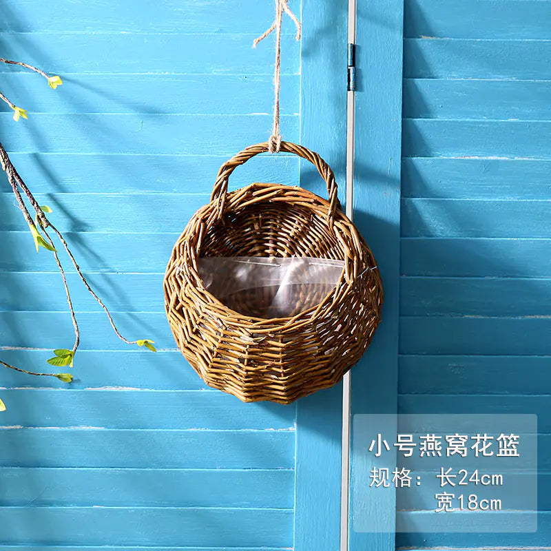 Woven Wall Hanging Basket