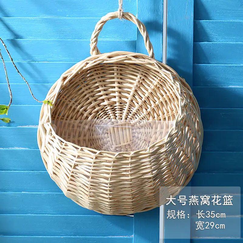 Woven Wall Hanging Basket