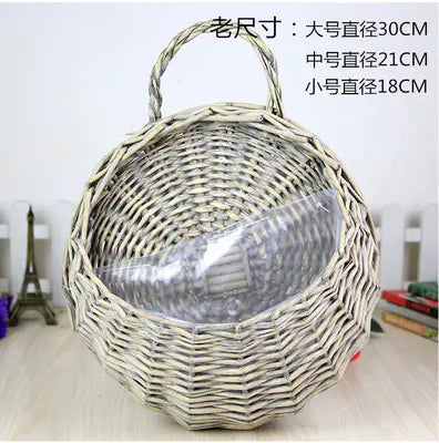 Woven Wall Hanging Basket