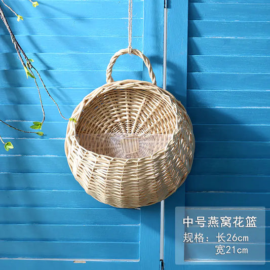 Woven Wall Hanging Basket