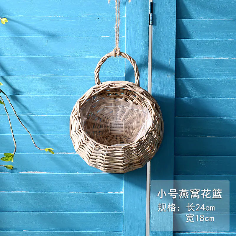 Woven Wall Hanging Basket