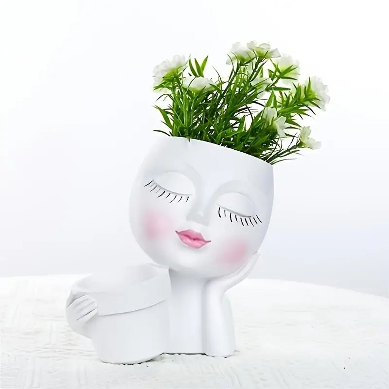 Rustic Woman Double Planter