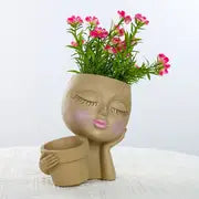 Rustic Woman Double Planter