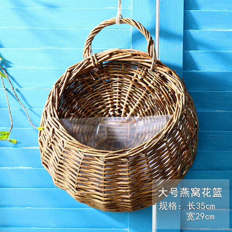 Woven Wall Hanging Basket