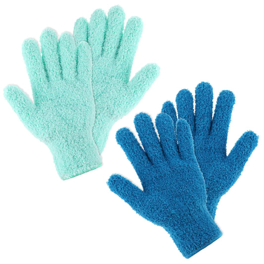 Microfiber Dusting Gloves (2 pairs)