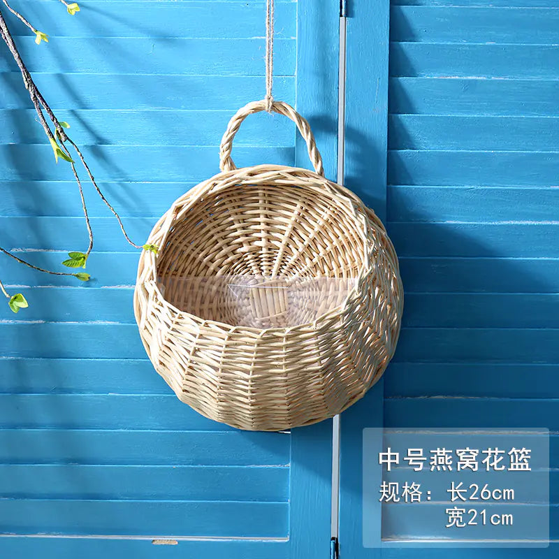 Woven Wall Hanging Basket