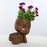 Rustic Woman Double Planter